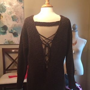 Dark olive green sweater